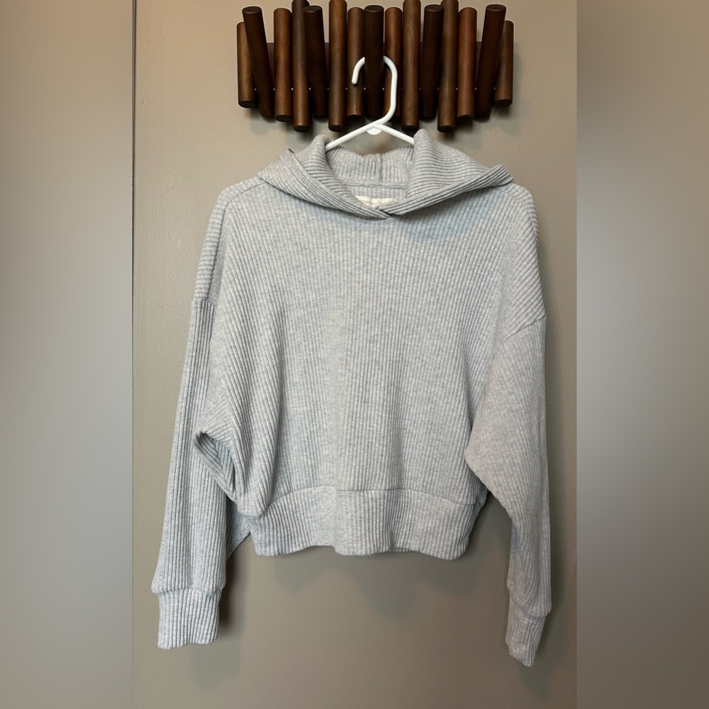 Abercrombie & Fitch Light Gray Hoodie